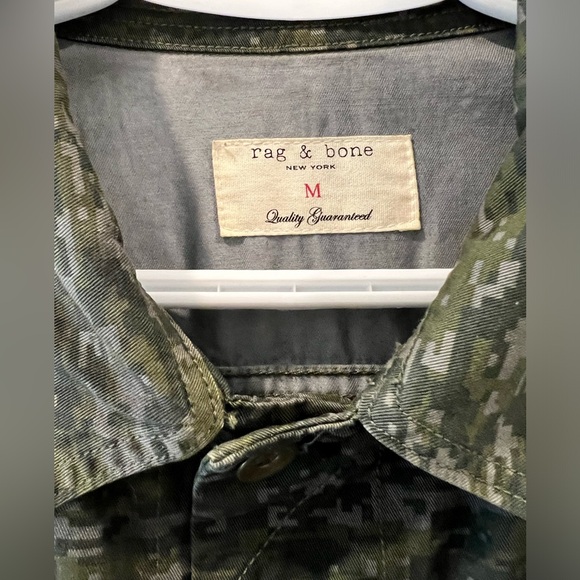 rag & bone camo jean jacket M - Picture 3 of 3